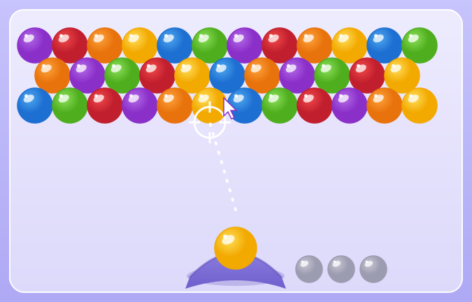 How to play Bubble Shooter