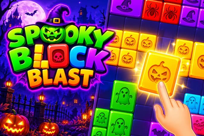 How to Play Spooky Block Blast