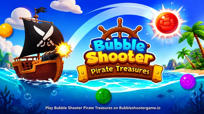 How to Play Bubble Shooter Pirate Treasures