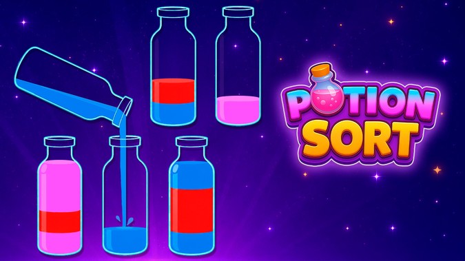 How to play Potion Sort